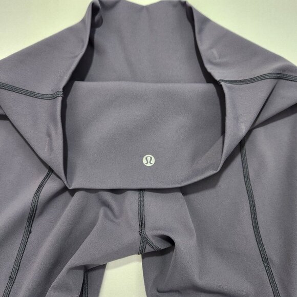 Lululemon Tights Peloton Wunder Crop II Roll Down Scallop Luxtreme 24” Women's 8 - Picture 8 of 11